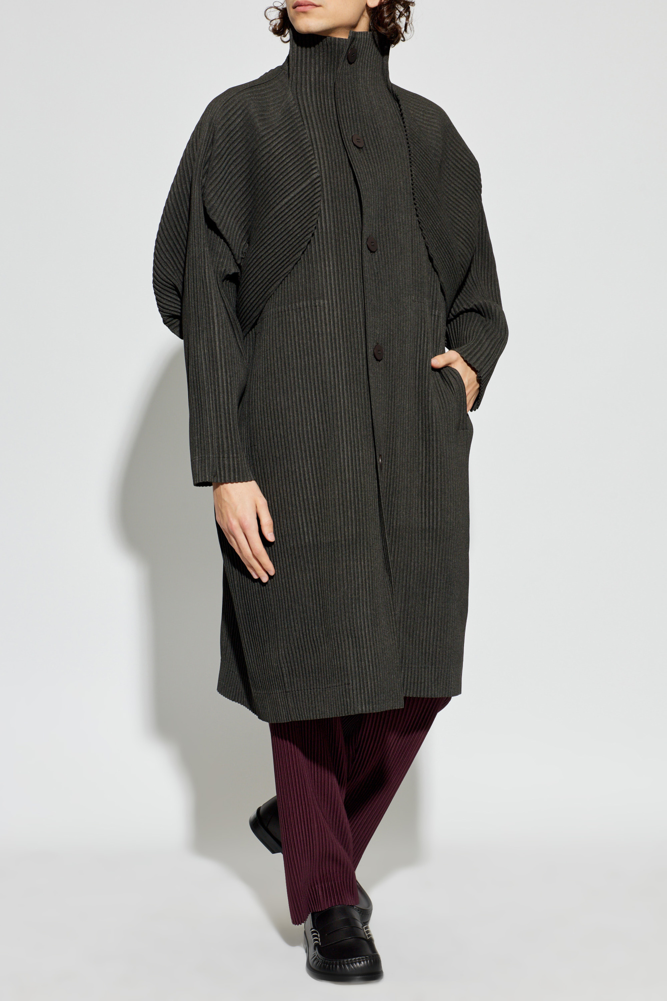 Homme Plissé Issey Miyake Pleated coat | Men's | Vitkac